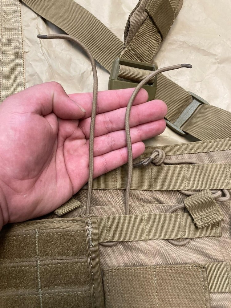 Condor Chest Rig Coyote Brown Tactical Lot Molle Gear Set Missing Pull Tab
