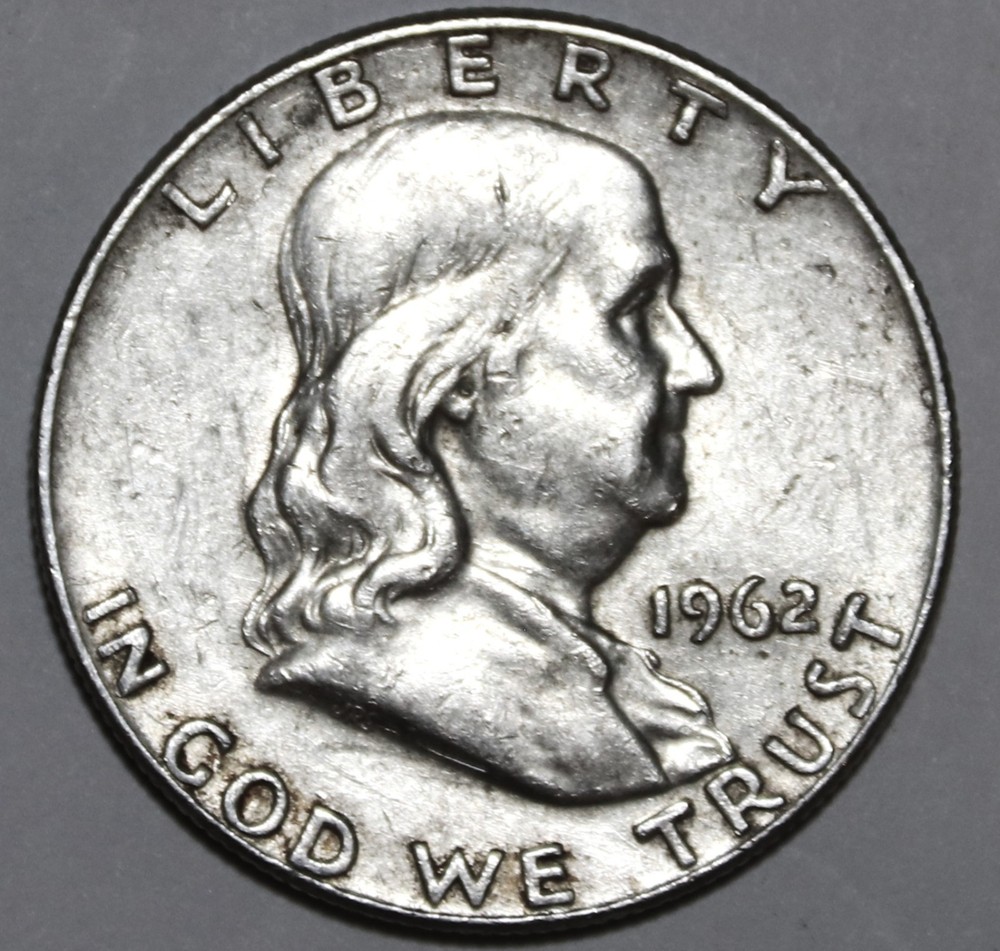 1962-D Franklin Half Dollar - Extra Fine - #2136EB