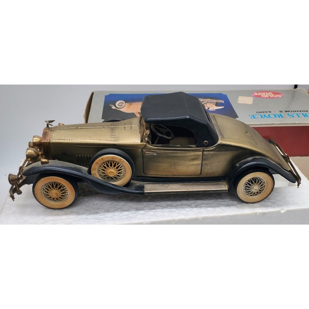 VINTAGE ROLLS ROYCE PHANTOM II SOLID STATE RADIO TESTED WORKING ORIGINAL BOX