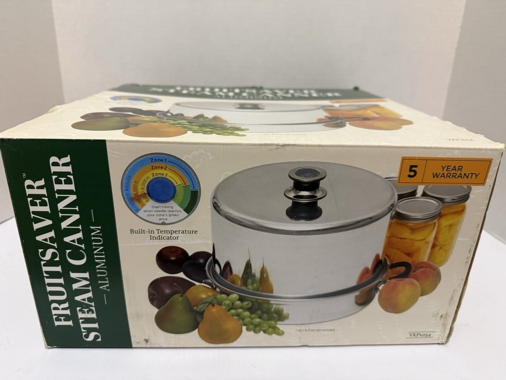 Aluminum Fruit Saver Steam Canner with Temperature Indicator