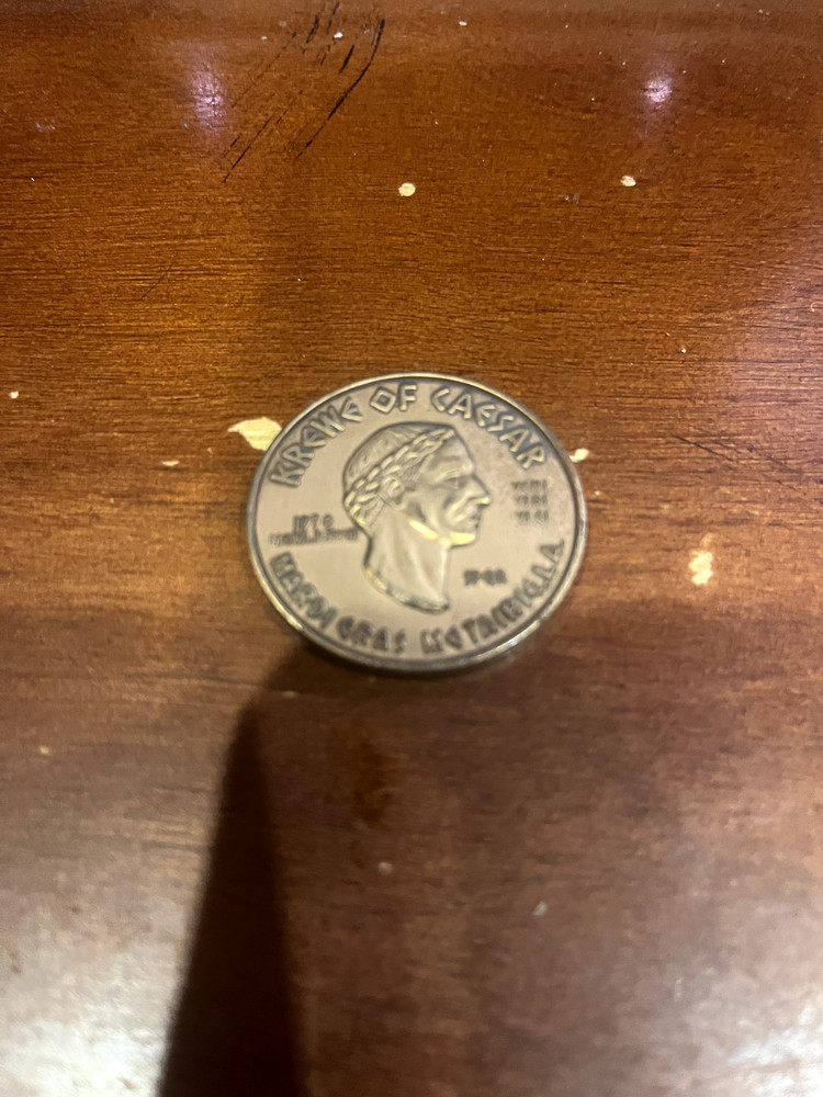 Caesar 1980 Antique Bronze Doubloon (Theme)