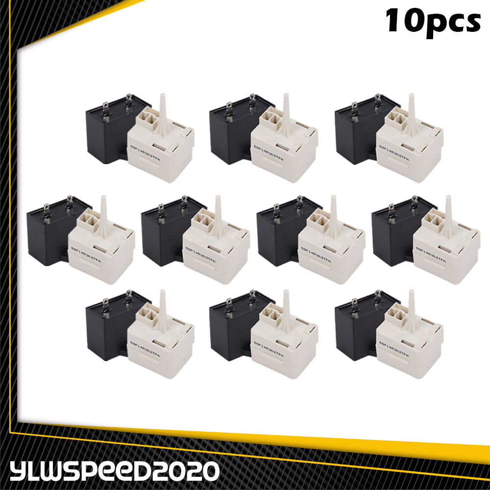 Refrigerator Relay Overload Capacitor For Whirlpool W10613606 Start Device