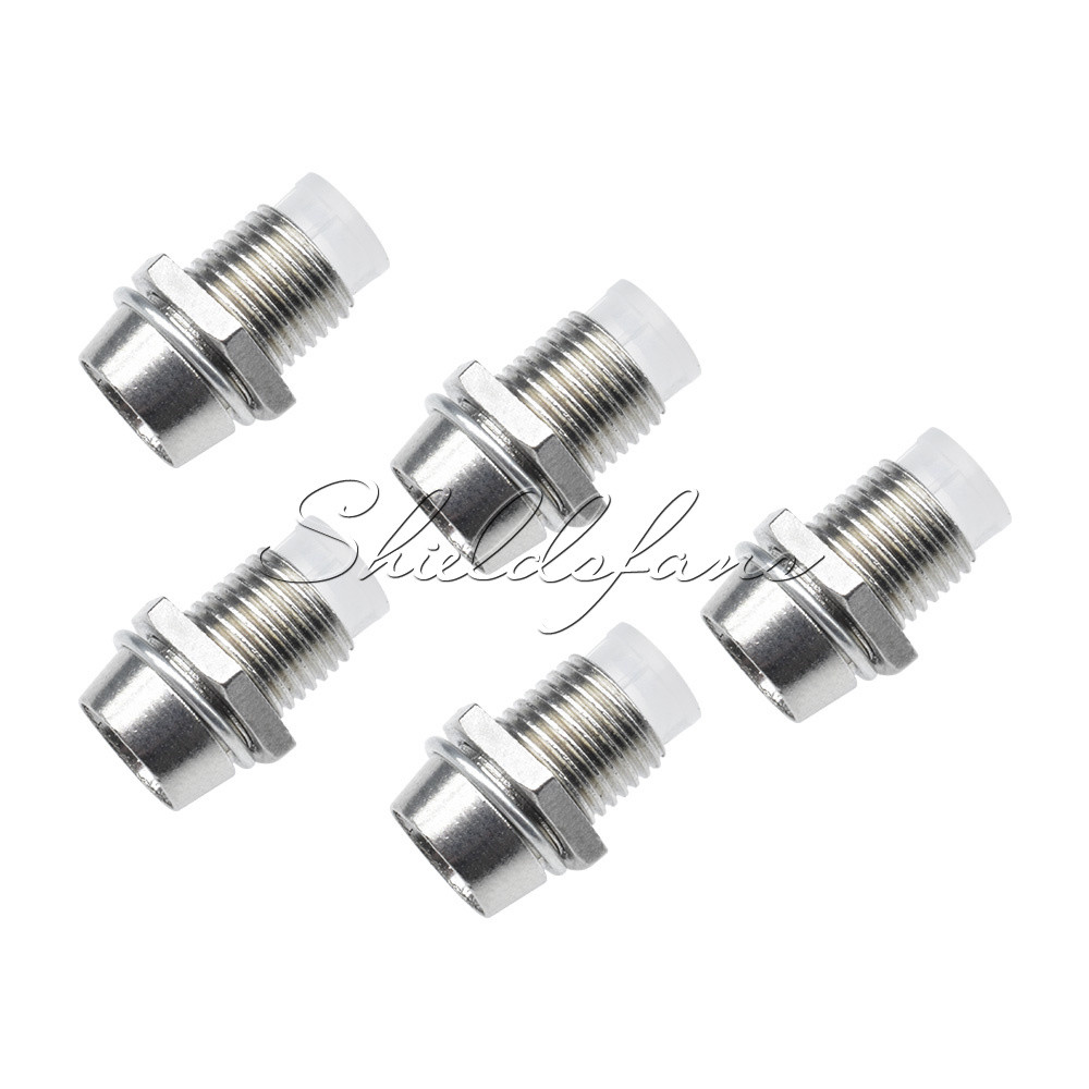 5pcs 5MM Chrome Metal Silver Bezel LED Holder Panel Display Mount Base Rubber