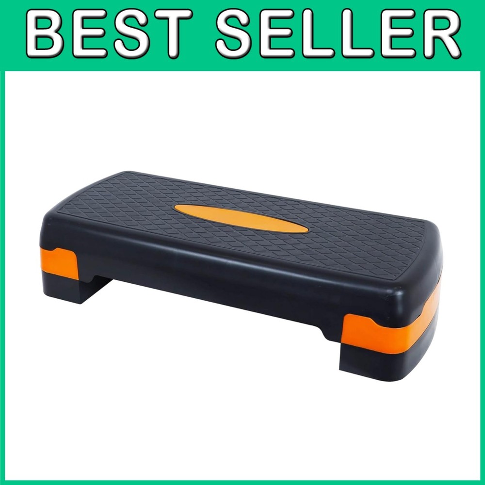 Adjustable Exercise Step Platform, Non-Slip Surface