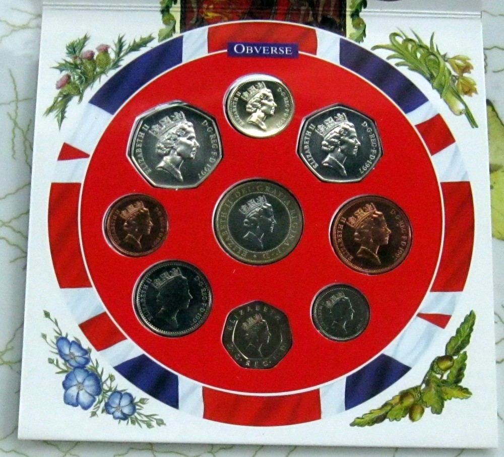 COINS GR.BRITAIN SET 1997 BU 211