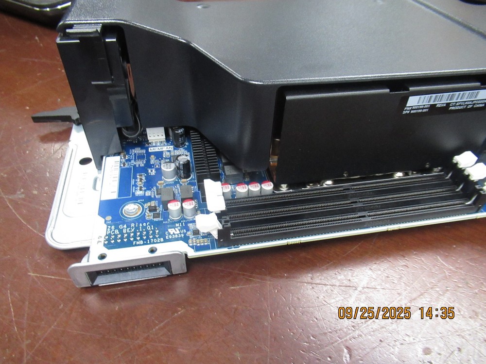 HP Z6 G4 2nd CPU Processor Riser Board Kit 844782-001 w/ Heatsink [NO MEMORY/CPU
