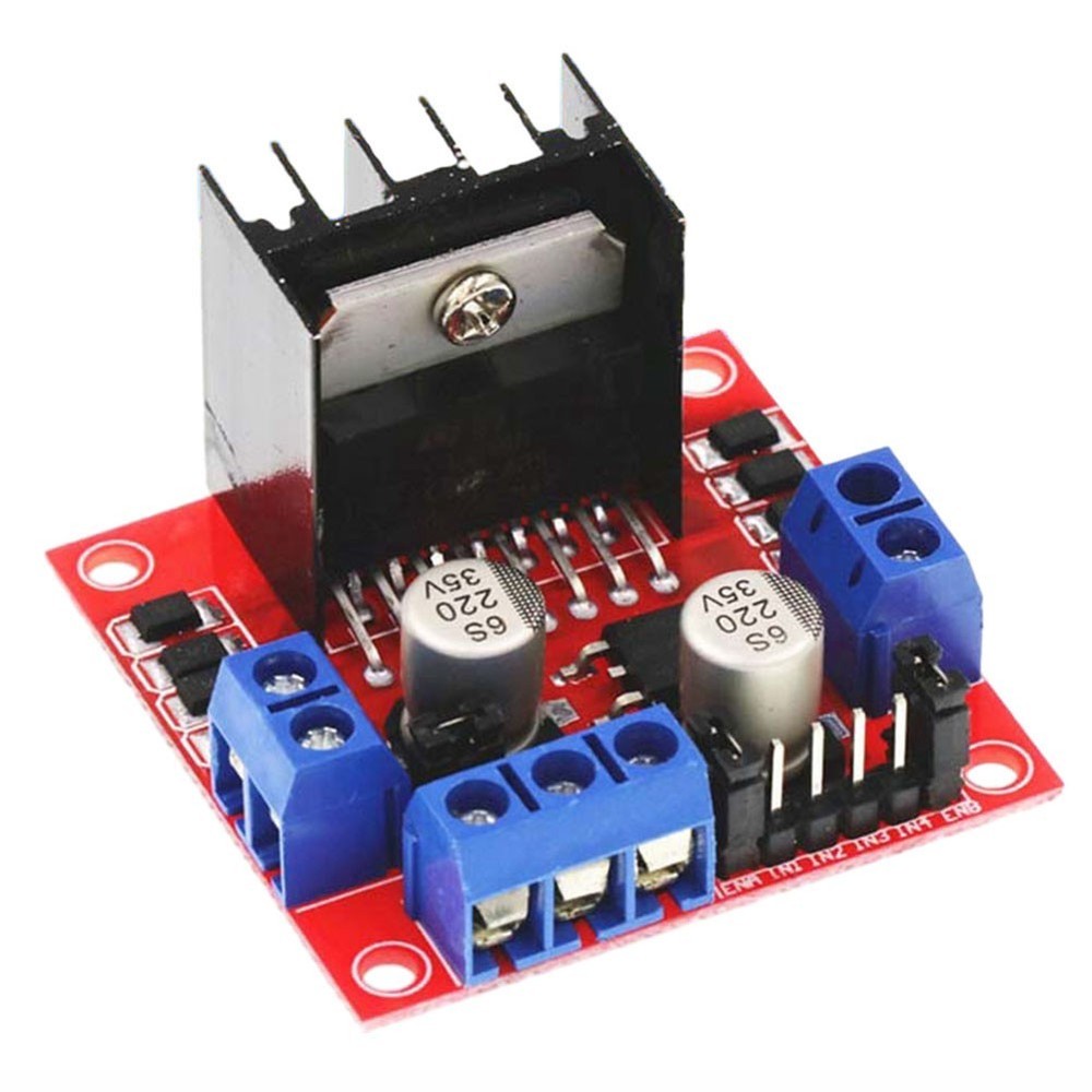 Advanced L298N Motor Driver Module for Robot and RC Car Projects