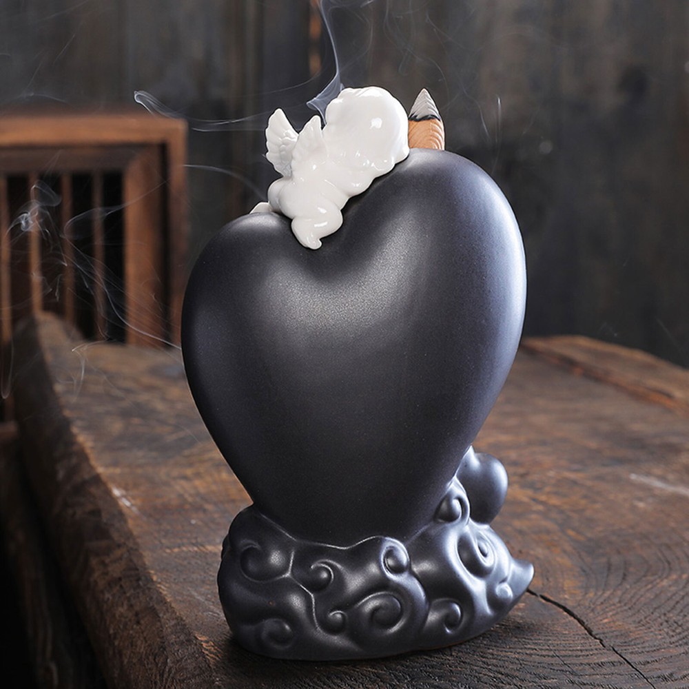 Backflow Incense Holder Ceramic Backflow Incense Angel Backflow Incense Holder