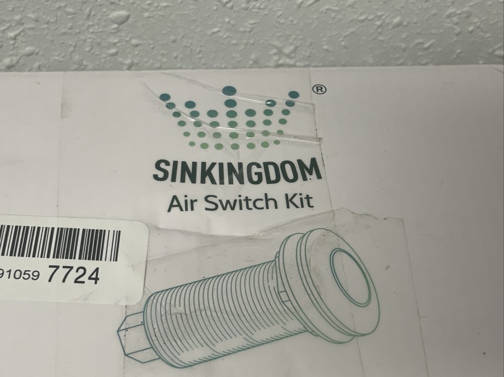 SINKINGDOM Garbage Disposal Sink Top Air Switch Kit with Long Button