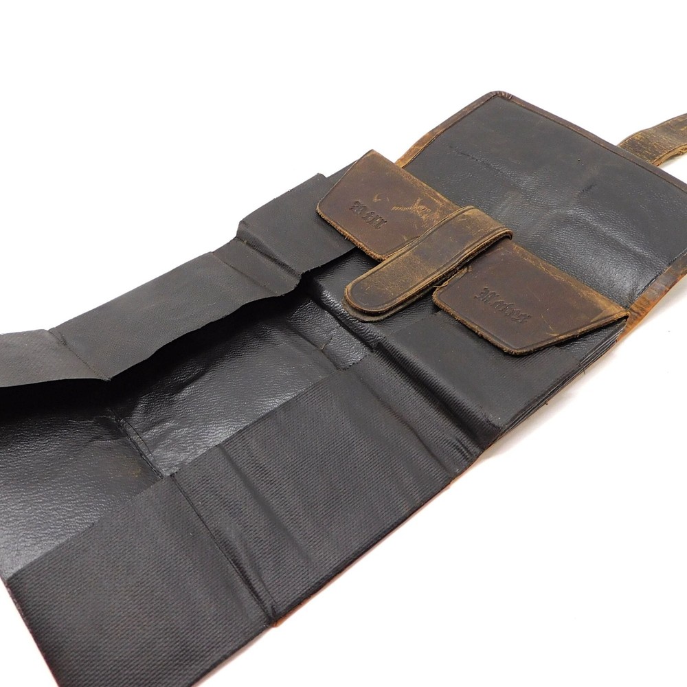 Antique Leather Folding Wallet Civil War Era
