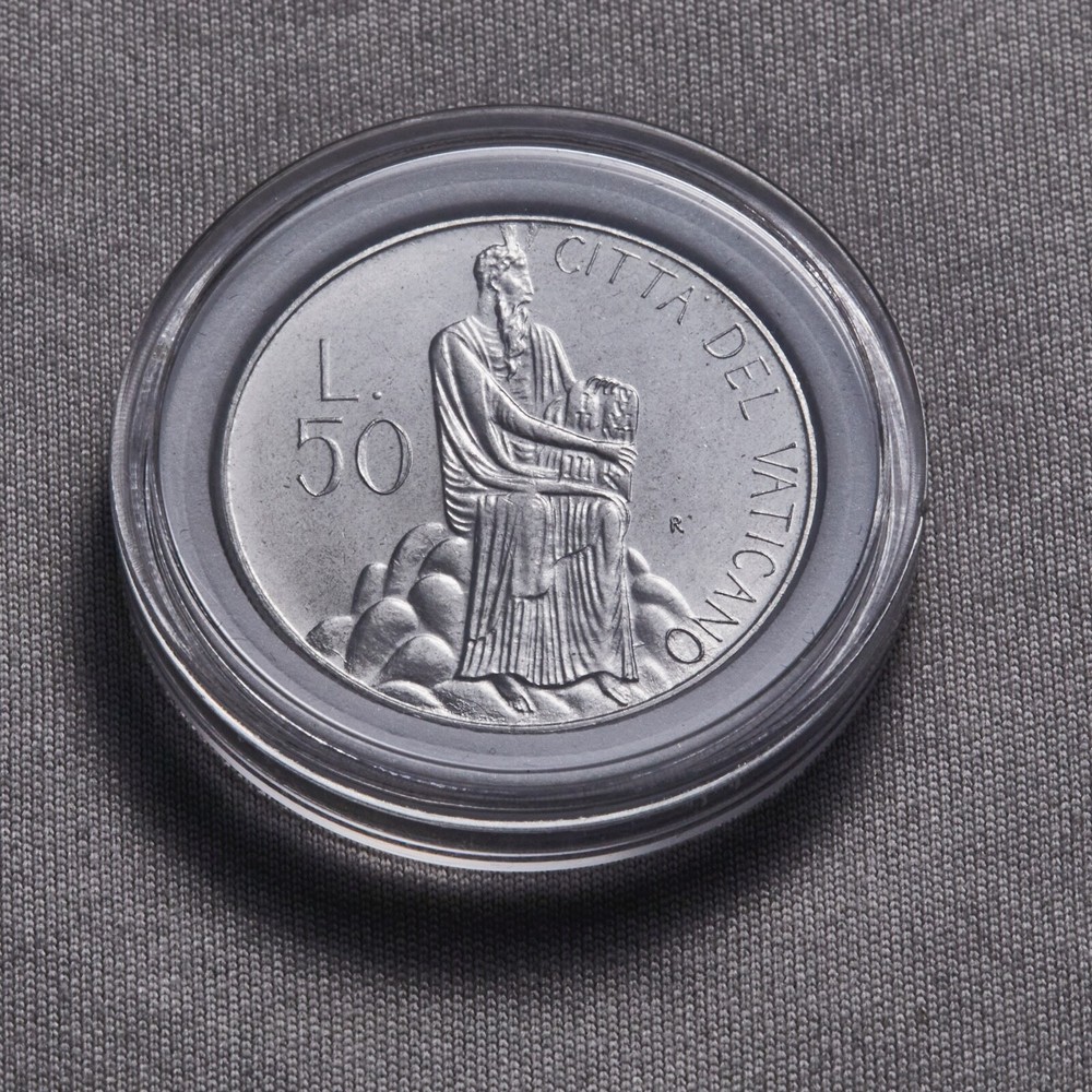 Vatican 50 lire 1986 FDC, MS