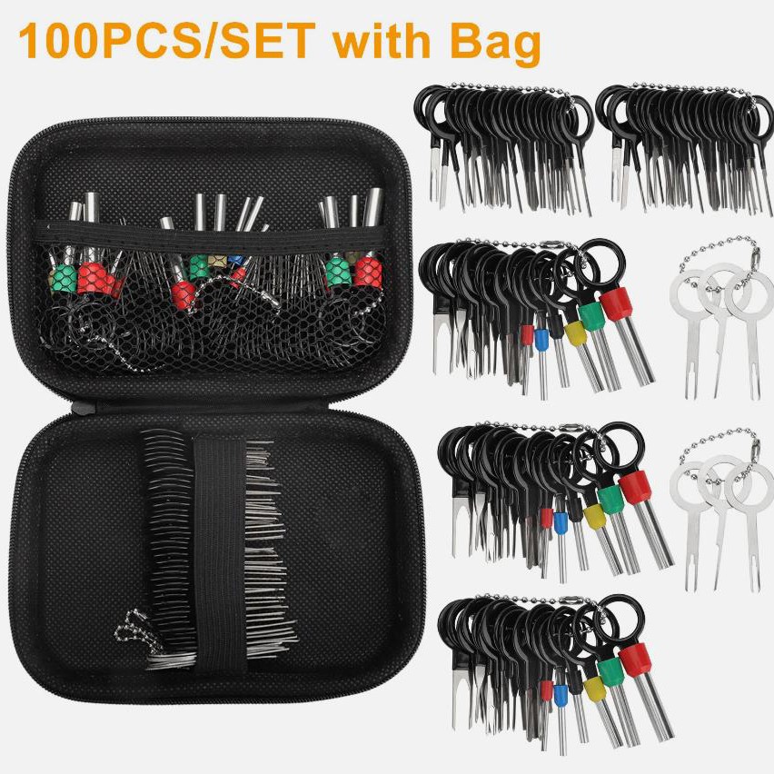 Terminal Pin Removal Tool Kit Depinning Electrical Connector Pin Extractor Tool