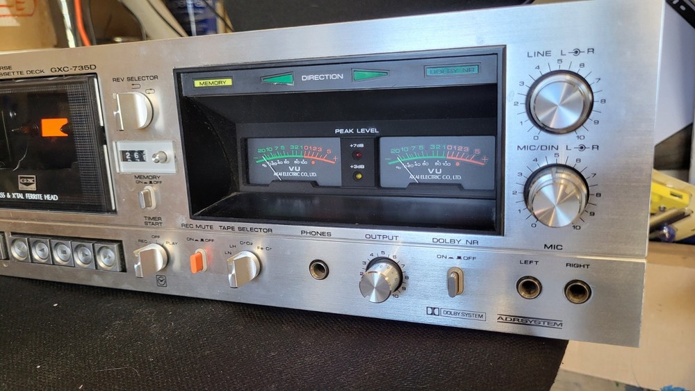Akai GXC 735D Cassette Deck: Read