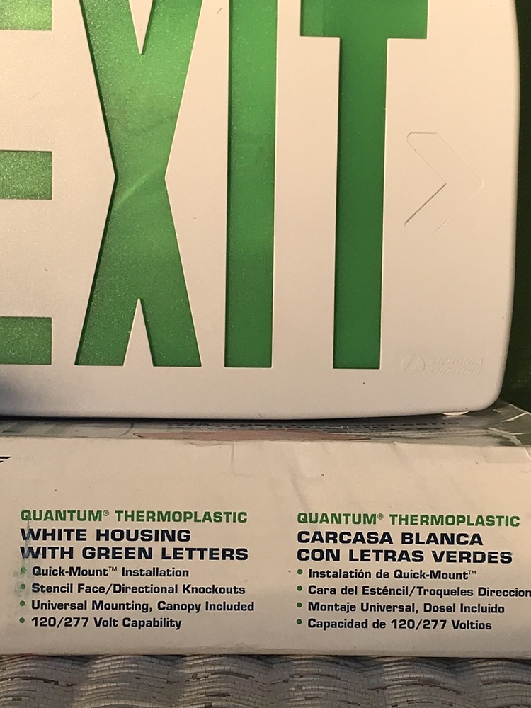 Lithonia Lighting Quantum Thermoplastic LED Emergency Exit Sign