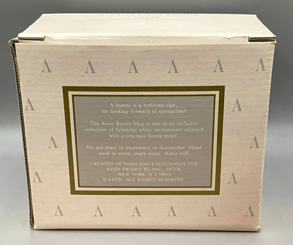 Avon Bunny Collection Bunny Collection Mug MIB!!