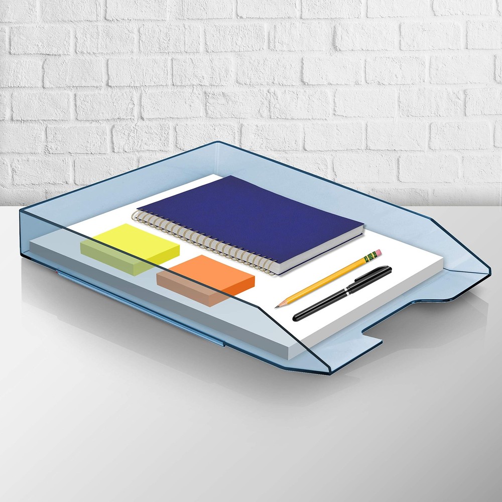 Stackable Letter Tray Front Load, Letter Size, Stacking Document Desk Office ...