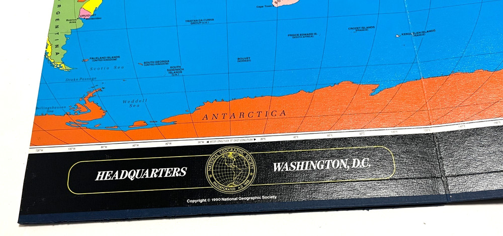 ON ASSIGNMENT National Geographic 1990 Vintage Game Board REPLACEMENT