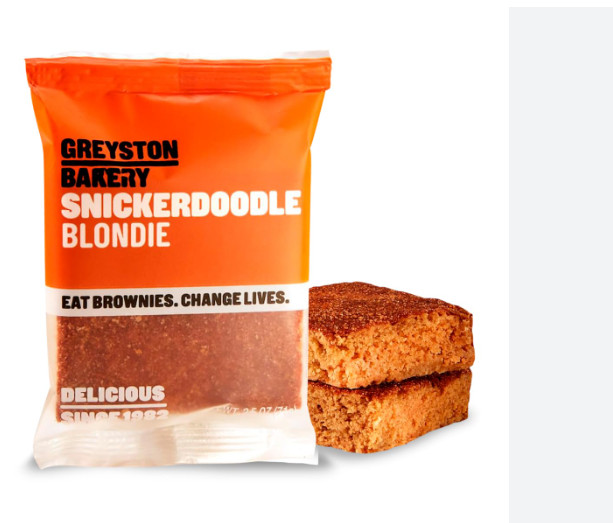 Snickerdoodle Blondie Brownies Greystone Bakery