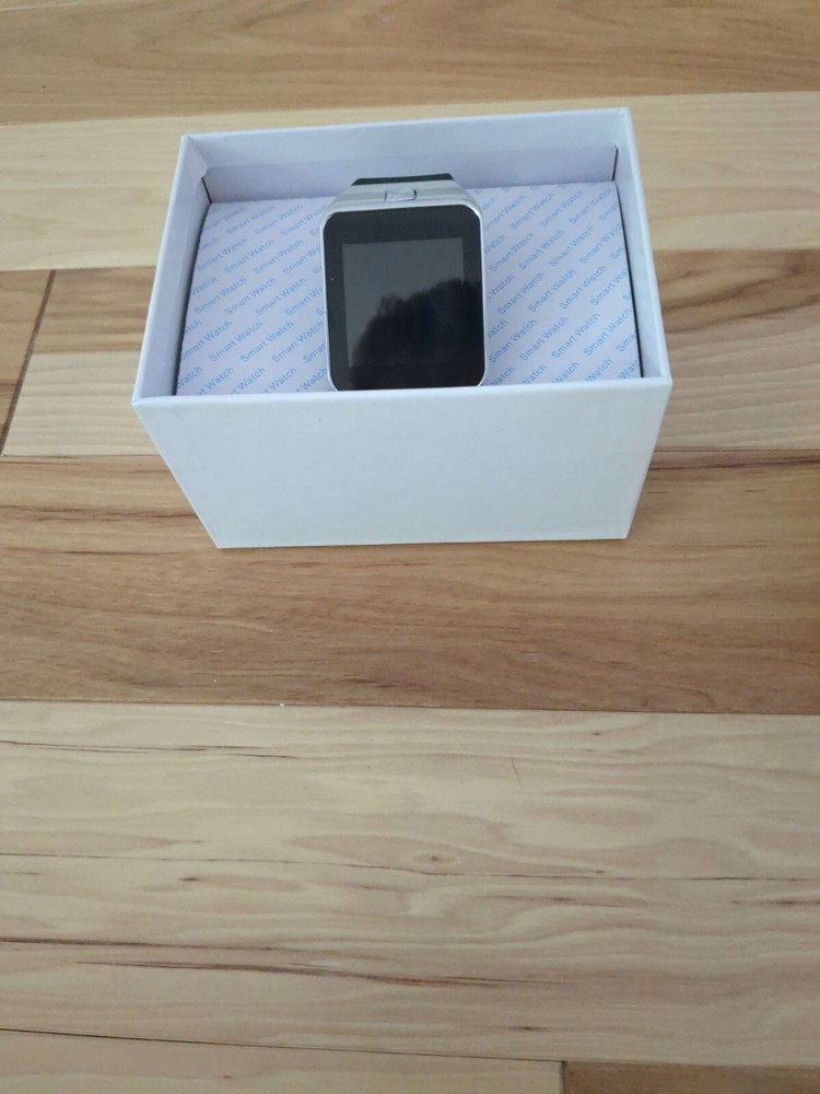 Silver & Black Generic Smart Watch