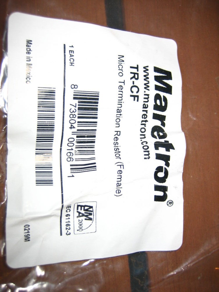 Maretron TR-CF & TR-CM NMEA 2000 120 Ohm Terminators Terminating Resistors NEW