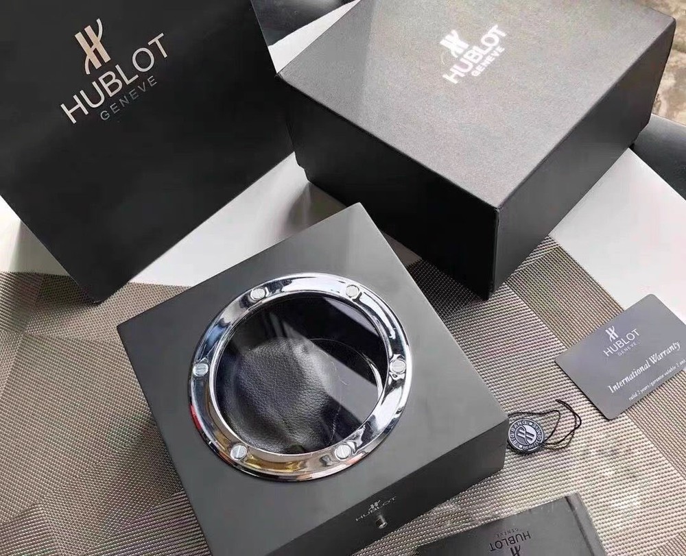 Genuine Hublot Watch Presentation Box Case, Pad, Instruction Manual. 565