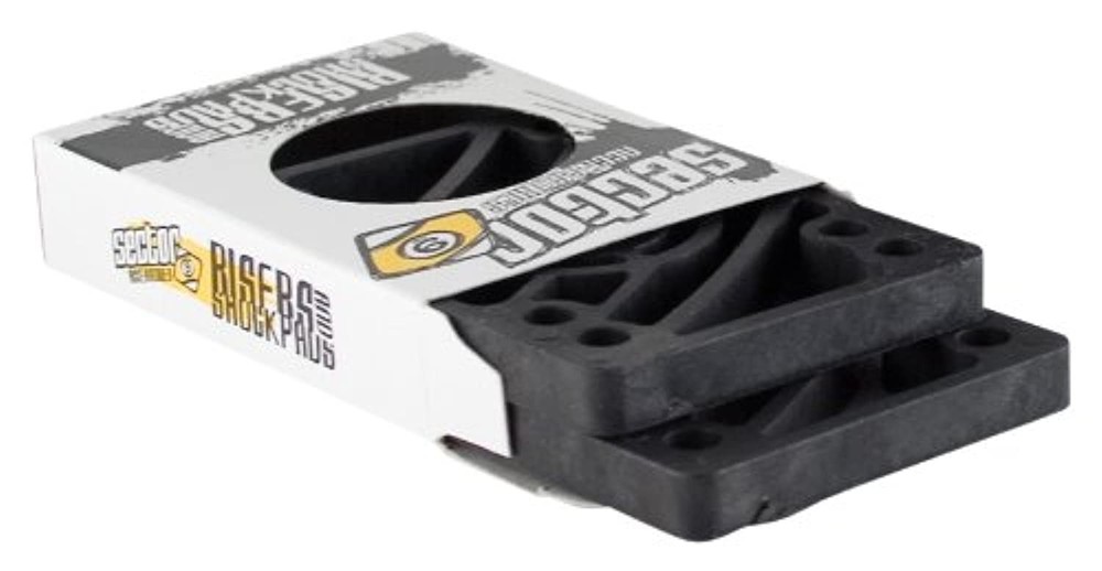 Regular Risers (Single Set), Black, 1/2-Inch - Packaging may vary