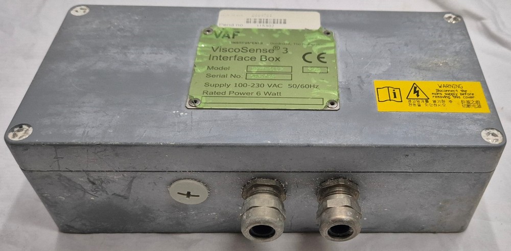 VAF Viscosense3 0279-0112 Interface Box with Sensor 115302