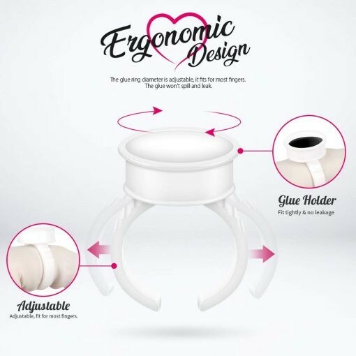Glue Rings Holder for Eyelash Extension