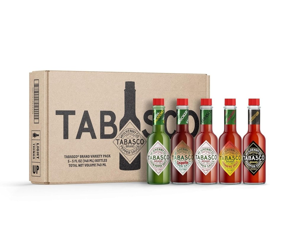 TABASCO Brand Hot Sauce Variety Pack Gift Set Includes Five Different 5 Fl Oz...
