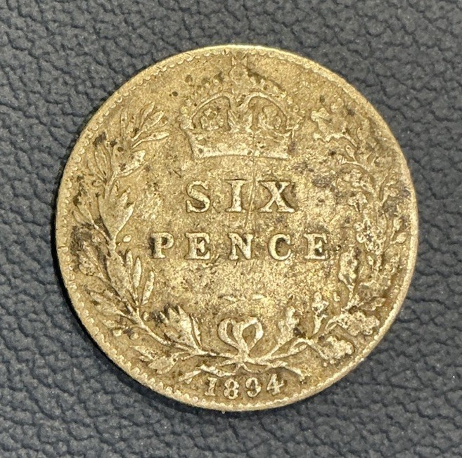 GREAT BRITAIN: 1894 Sixpence — Better Date