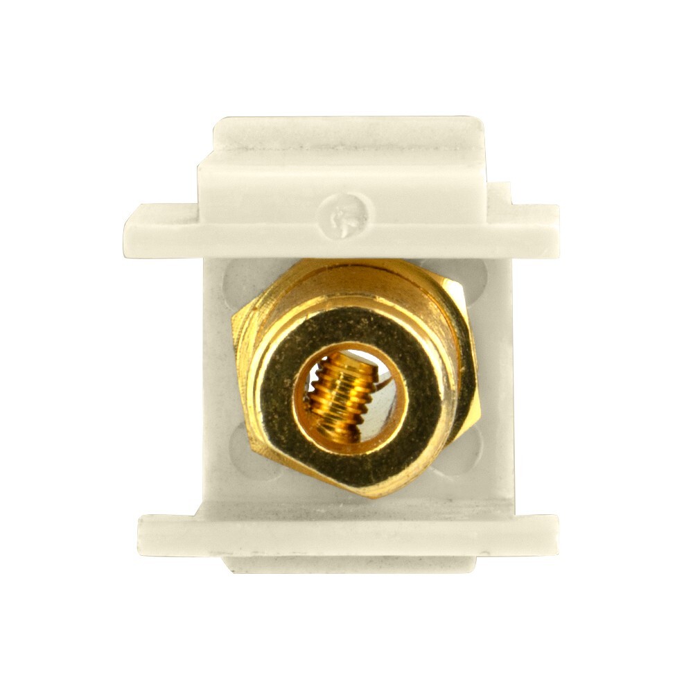 Skywalker Keystone Audio Binding Post Insert (Black Band, Light Almond)