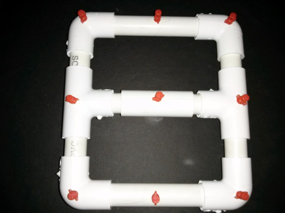 Clone Machine Bucket Manifold Hydroponic 1/2" or 3/4" Riser EZ 360 Jets Sprayer