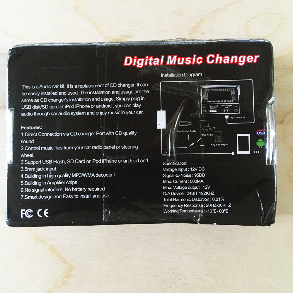 Auxiliary Audio Car Audio Interface Adapter