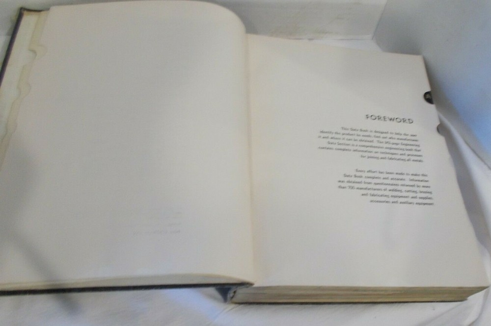1960-61 Welding Design & Fabrication Data Book W/5 Separate Sections