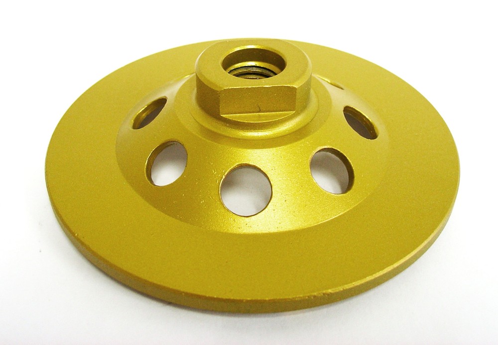 5” PCD Cup Wheel - Quarter Round 6-Segment with 5/8"-11 Arbor