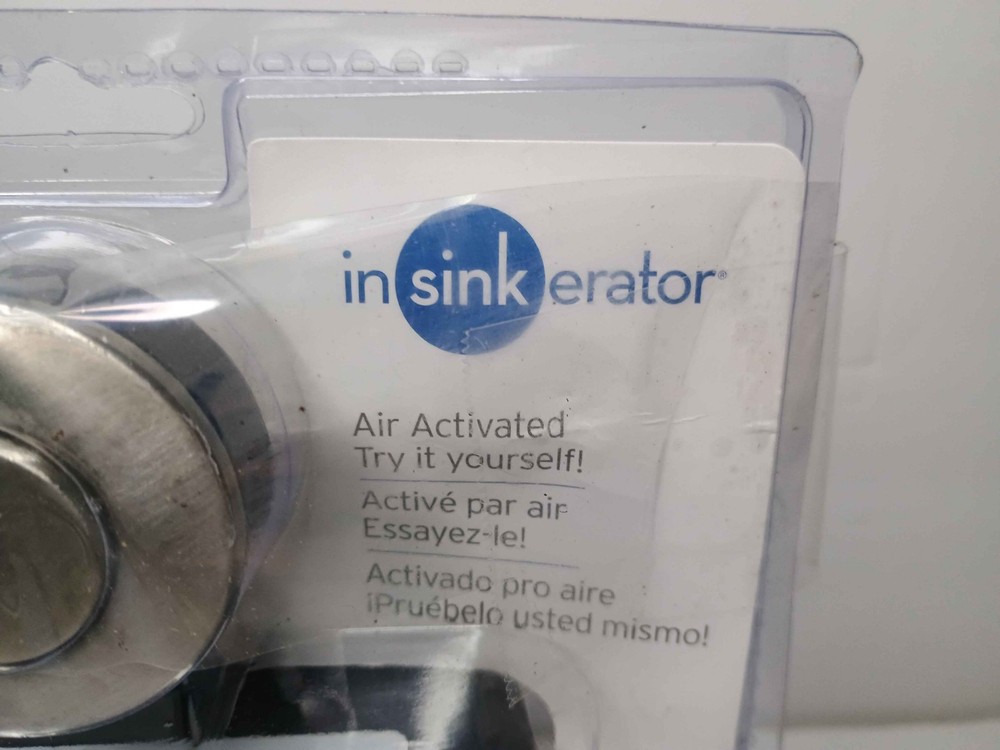 InSinkErator STS-OOSN SinkTop Satin Nickel Button Dual Outlet Switch 2336