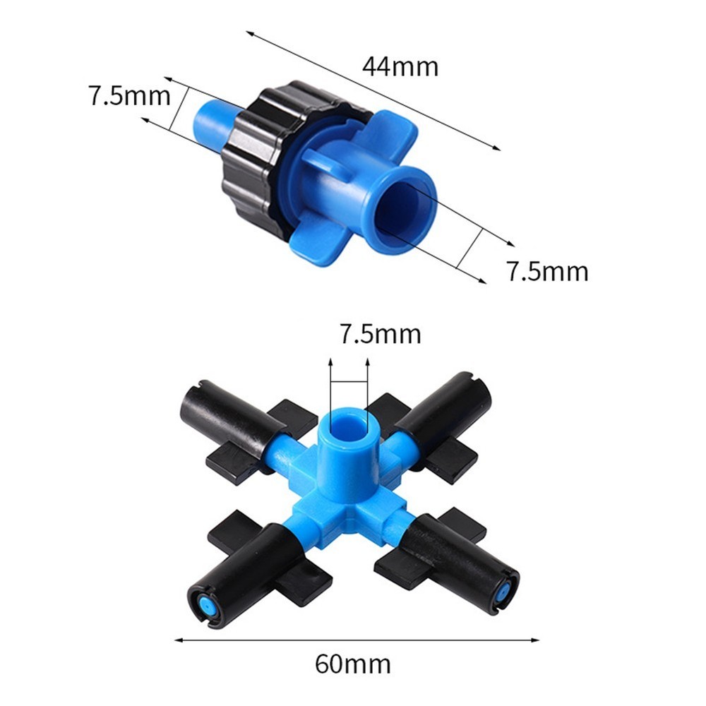 Atomizing Sprinkler with Four Outlet Design for Optimal Water Distribution