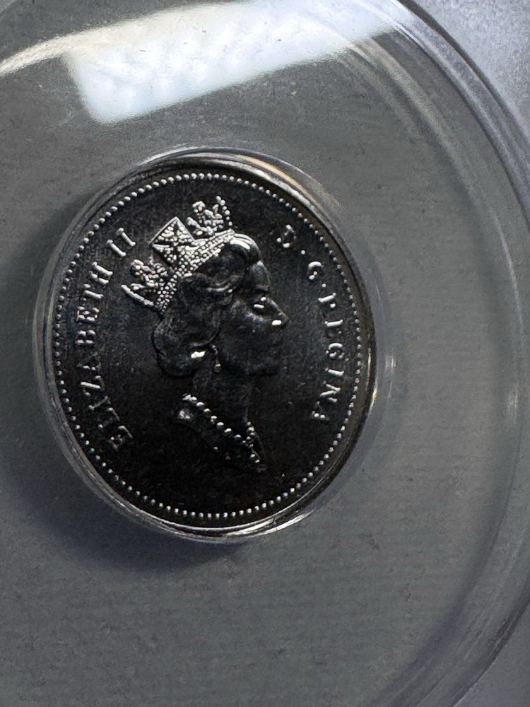 1997 Canada 5 Cents Graded MS 68 by ANACS