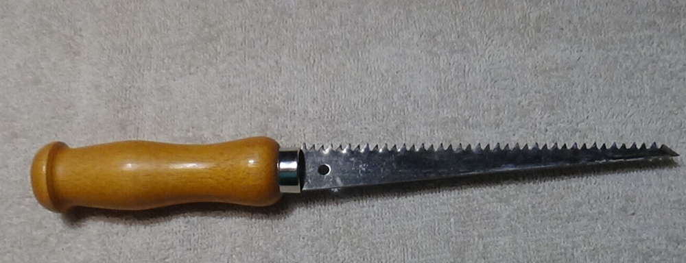 Hacksaw Blade With Wooden Pommel