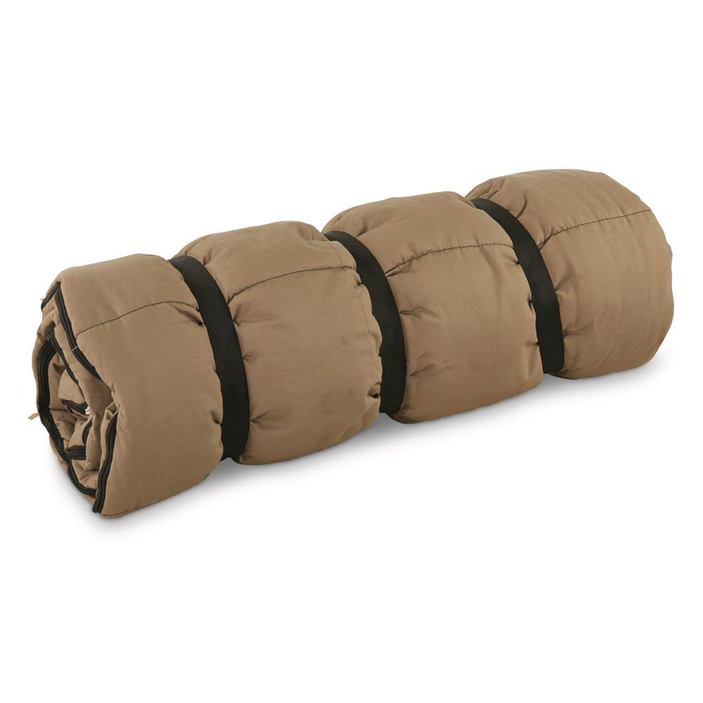 Guide Gear Canvas Hunter Extreme Sleeping Bag Rectangular-Shaped With Hood