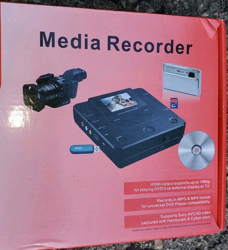 PROTIS Multi-function Media Recorder PT1190 DVD Recorder / Player HDMI USB AV SD