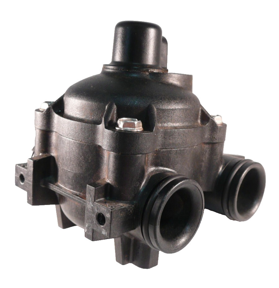 Fleck 2510 Right Angle Mechanical Paddle Wheel Turbine 3/4" Flow Meter Assembly