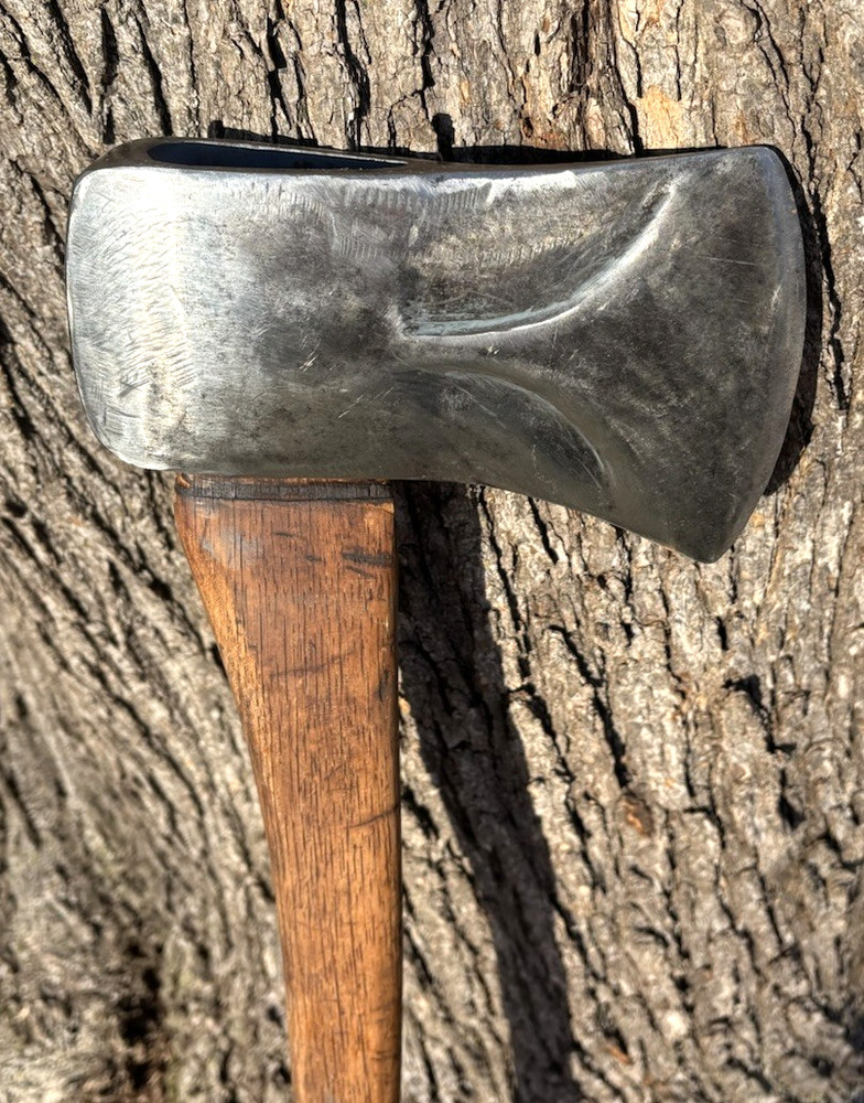 VINTAGE TRUE TEMPER PERFECT KELLY WORKS PHANTOM BEVEL AXE & Original Handle