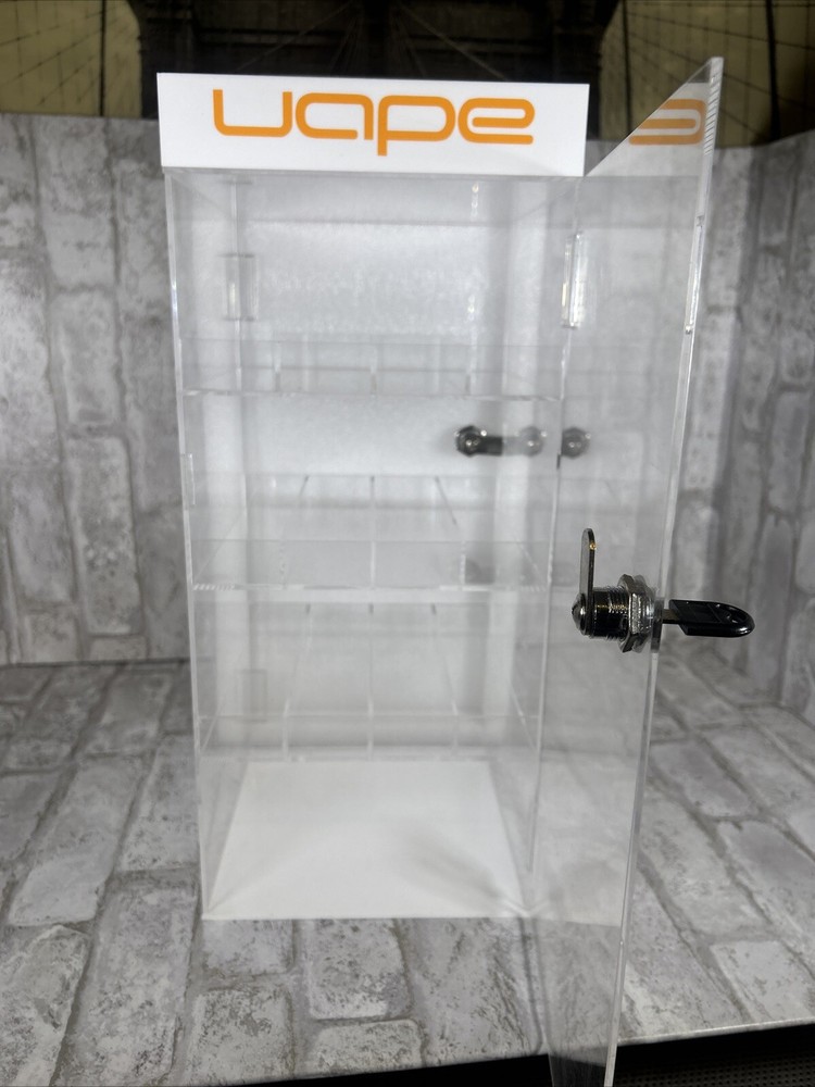 Clear 4 Shelf Acrylic Display Case