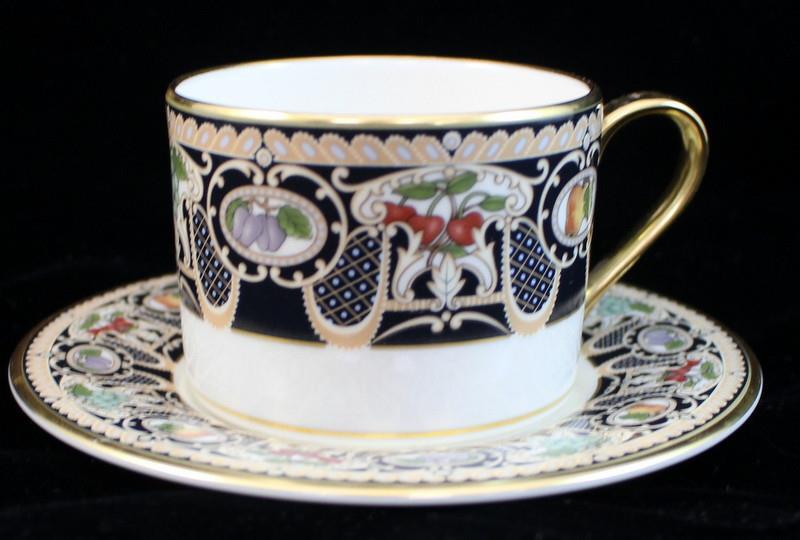 Lenox China LAMMERMOOR Flat Cup & Saucer Set GREAT CONDITION
