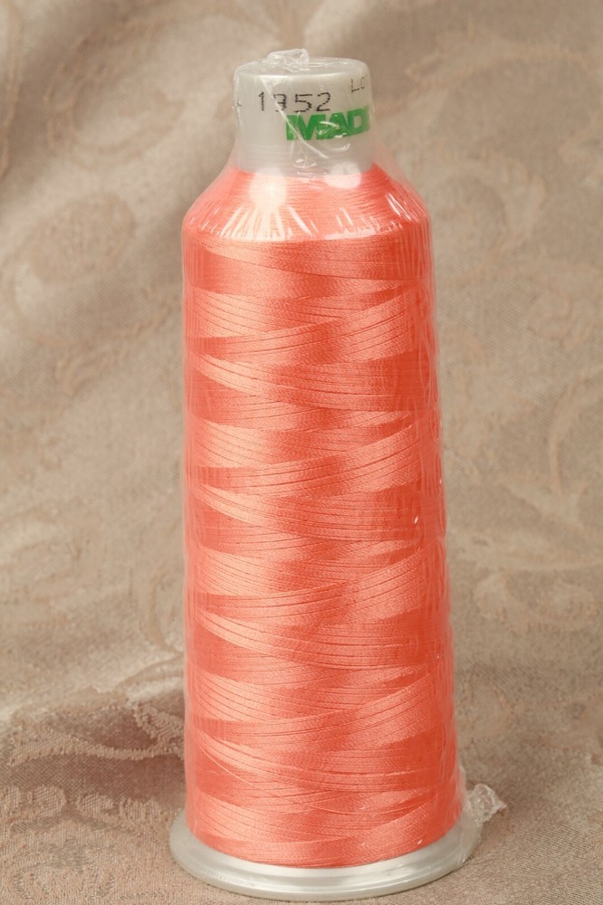 Madeira NEW Polyester Polyneon Embroidery Thread Orange 1952 5000m Cone