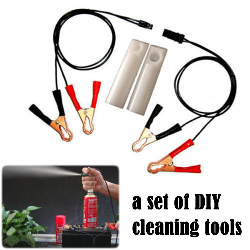 Universal Auto Fuel Injector Flush Cleaner Adapter Cleaning Tool Set