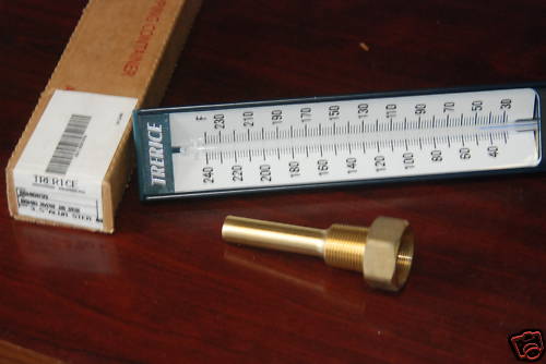 Trerice thermometer BX9140307SPB, 30-240 DEGREE , Priority Mail   NEW