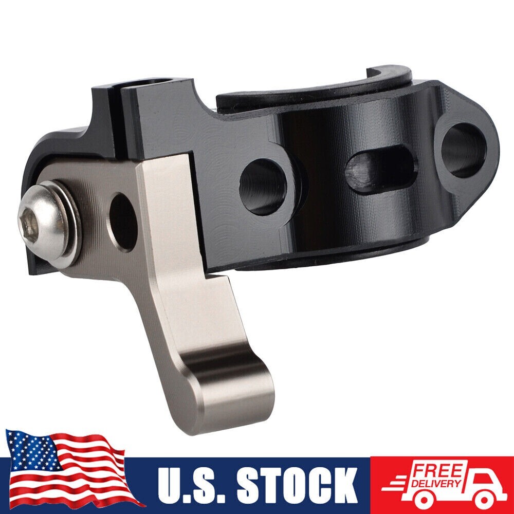 CNC Billet Hot Start Lever Black