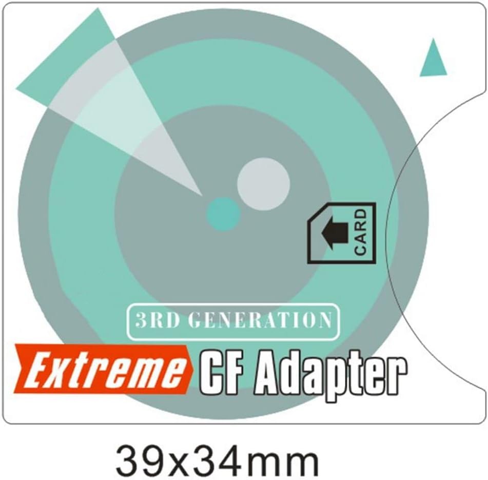 Chenyang SD SDHC SDXC to CF Compact Flash Memory Card Adapter Reader Blue